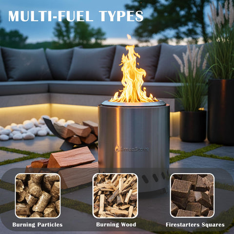 AmazStove long-burn-time-60-min helps extended outdoor sessions.