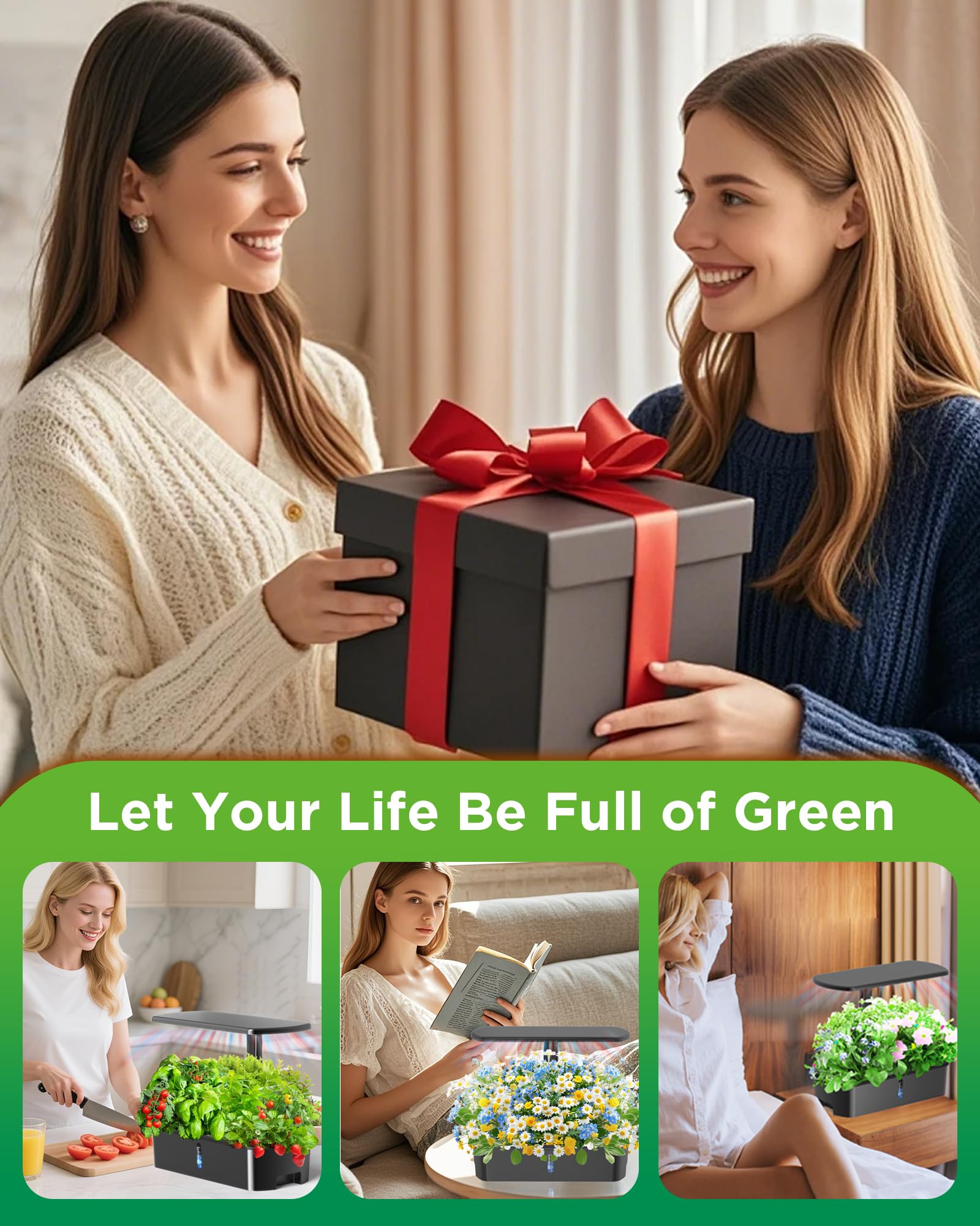 Ambgrow quiet pump operation ensures peaceful indoor gardening