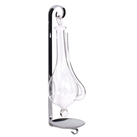 Ambient Weather B1025C hand-blown glass display emphasizes craft and wall-mount convenience.