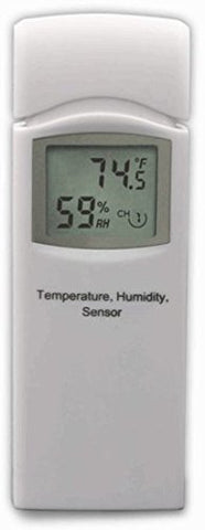 Ambient Weather WH31E thermo-hygrometer sensor for indoor/outdoor readings to monitor humidity and comfort