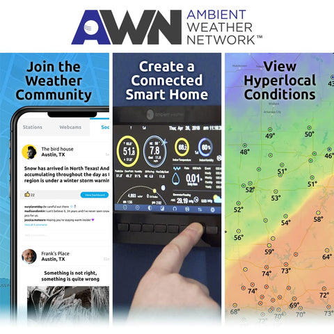 Ambient Weather WS-5000 Ambient Weather Network for wider context and sharing
