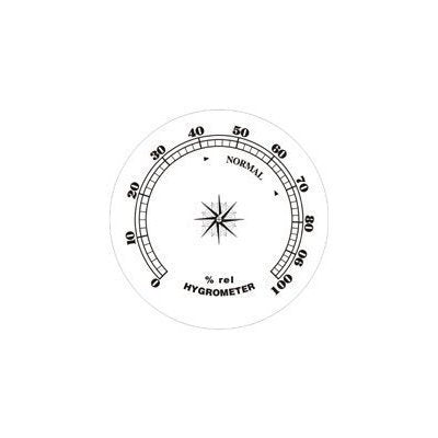 Ambient Weather YG315 barometer dial and hygrometer readouts monitor indoor conditions