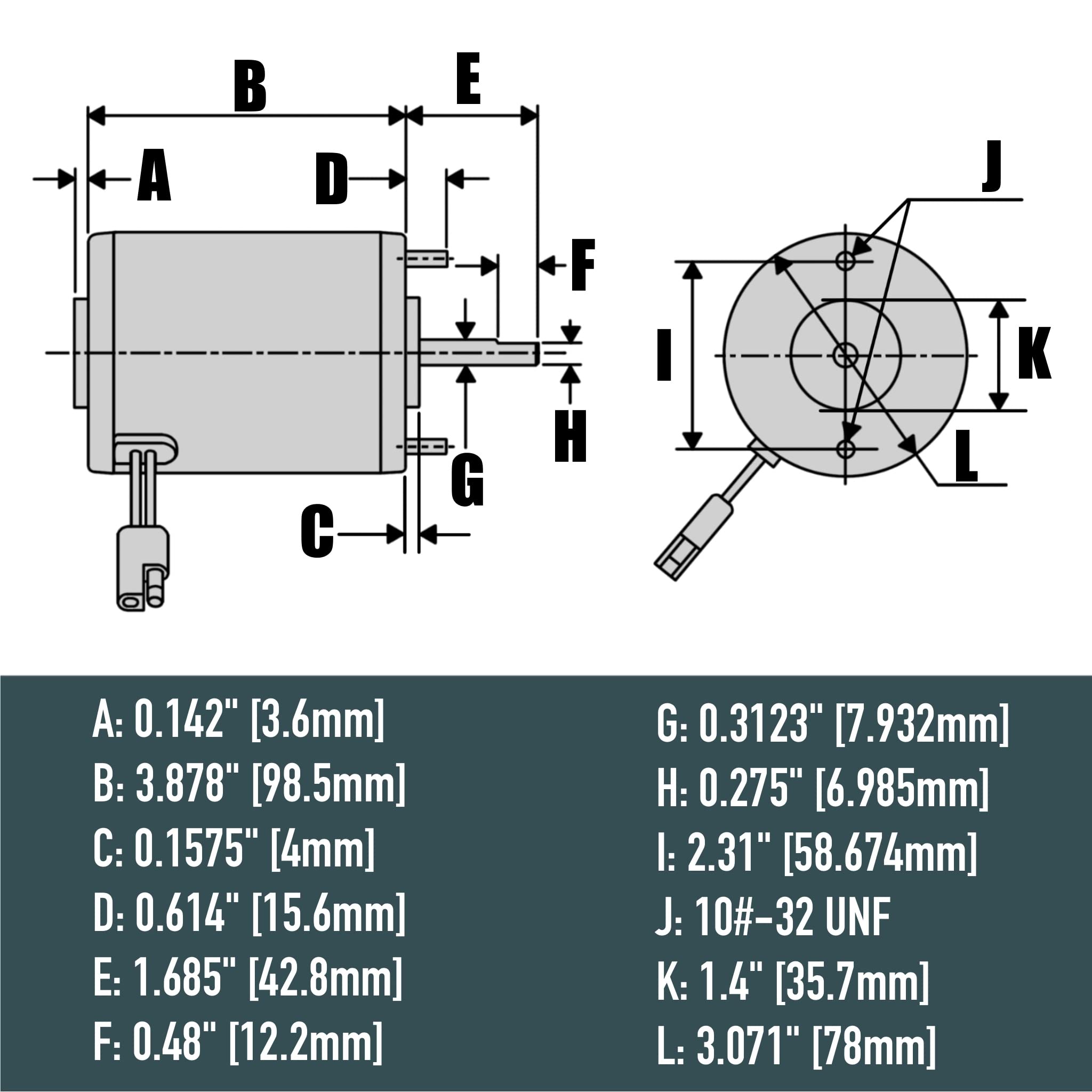 AMBITIONMOTOR continuous-duty salt spreader motor for extended spread sessions on ATVs and UTVs.