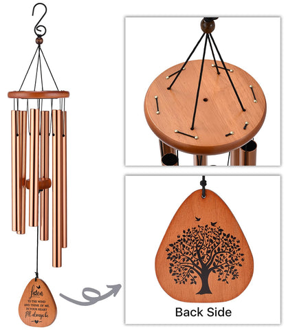 AMBOBE Memorial Wind Chimes 32 inches for patios and gardens