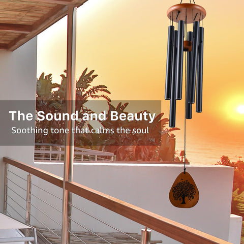 AMBOBE wind chime suitable for grave decor, porch, or garden remembrance.