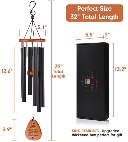 AMBOBE wind chimes use weather-resistant aluminum for lasting sound and durability.