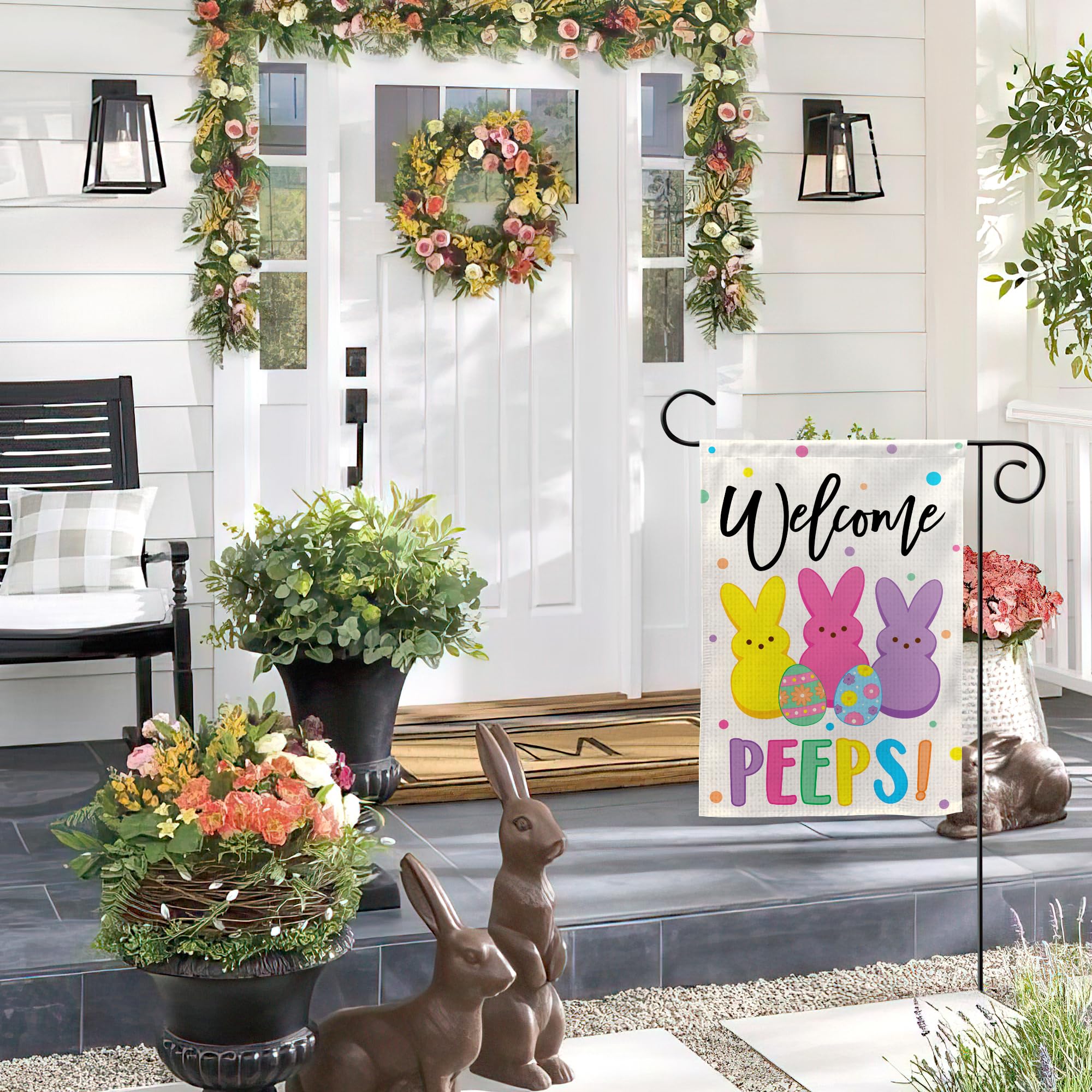 AMD PRINT Easter flag ready as a thoughtful spring gift idea.