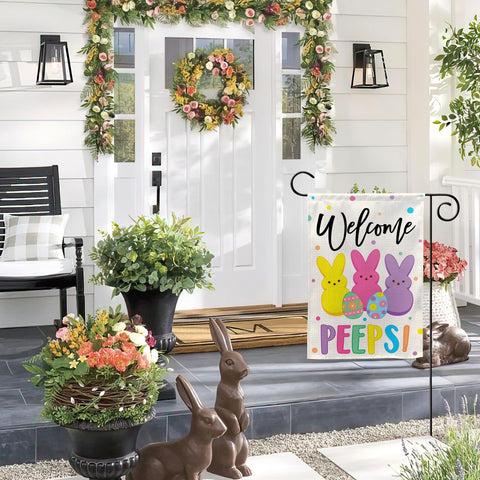 AMD PRINT Easter flag ready as a thoughtful spring gift idea.