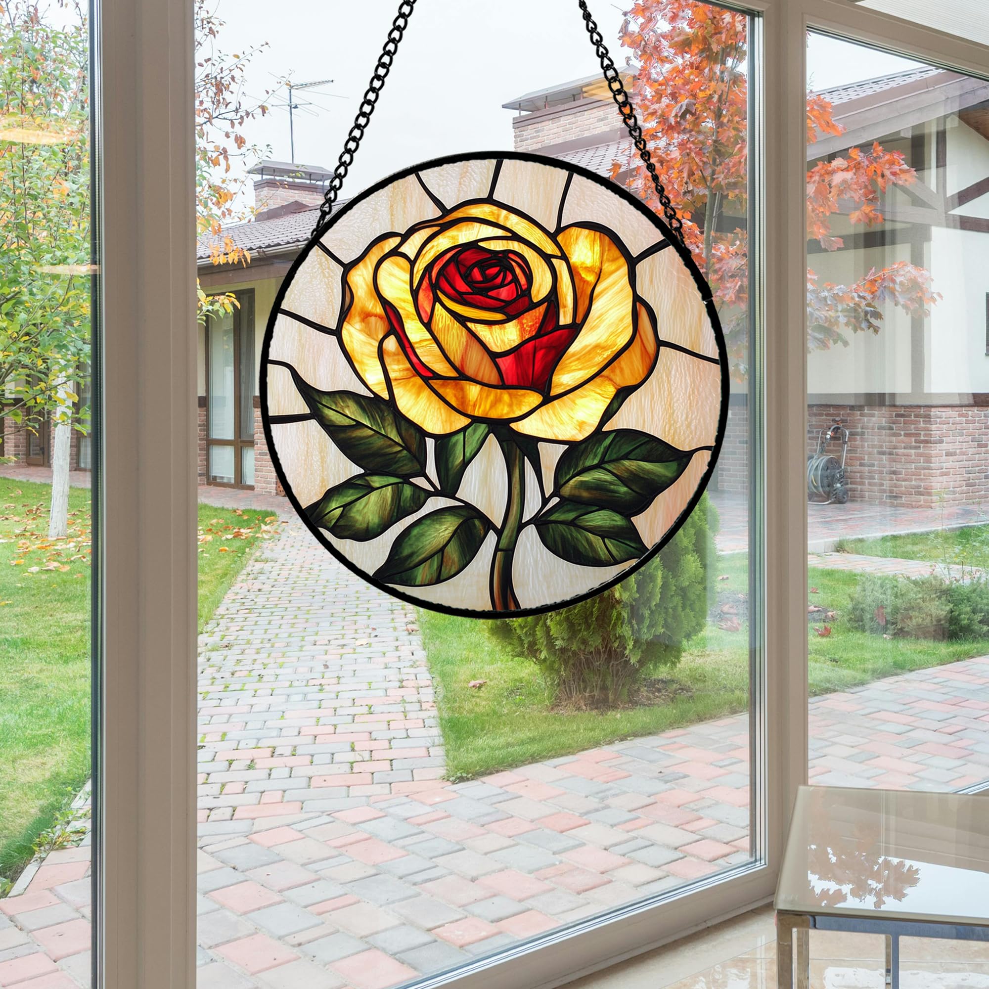AMDERVEN artistic suncatcher for windows elevates any room’s style.