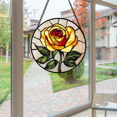 AMDERVEN artistic suncatcher for windows elevates any room’s style.