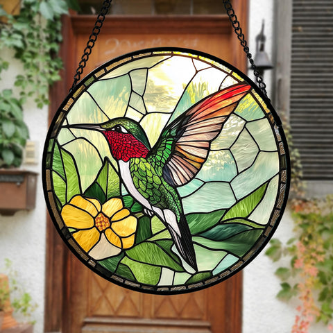 AMDERVEN colorful stained glass artwork brightening a room