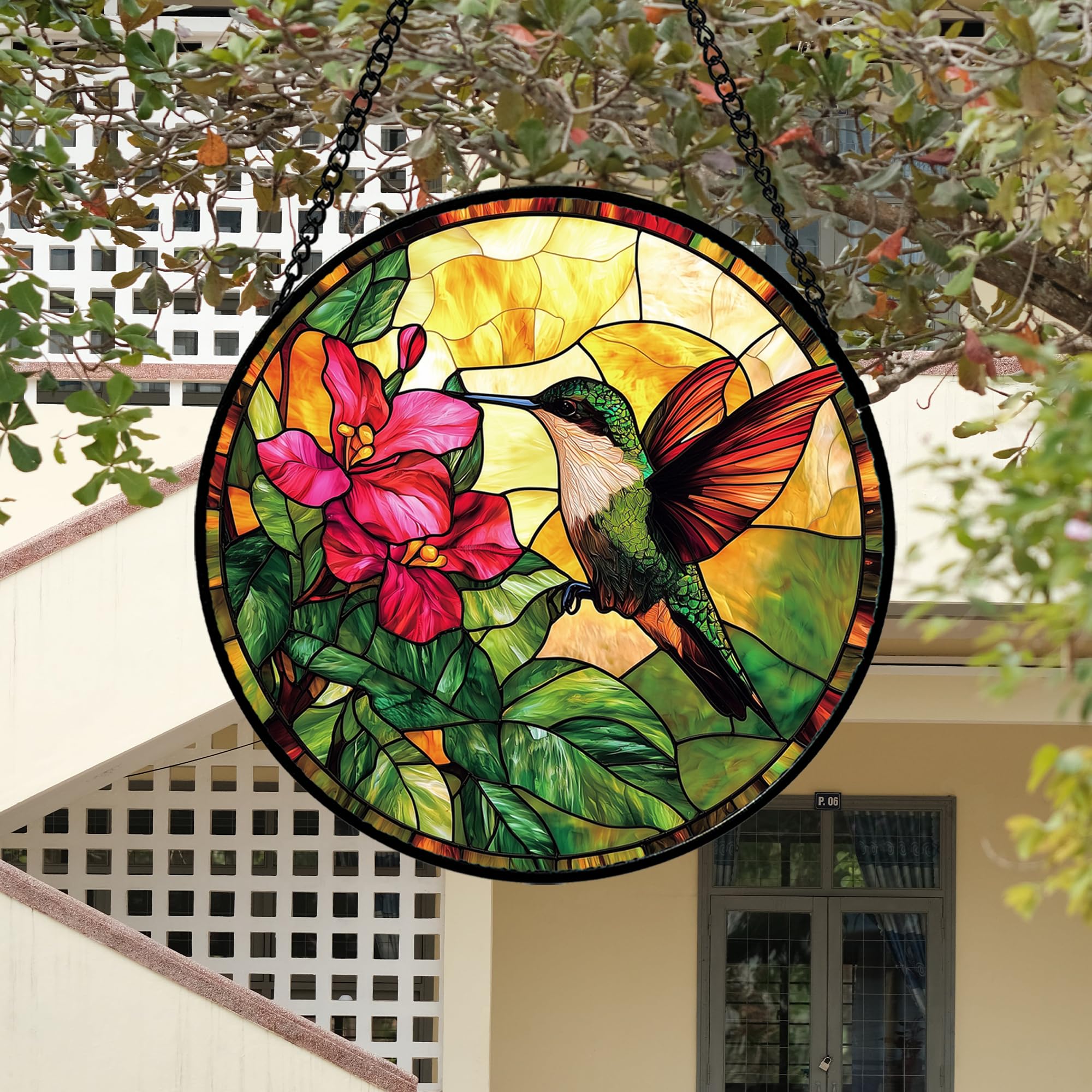 AMDERVEN detailed pattern suncatcher doubles as decorative centerpiece