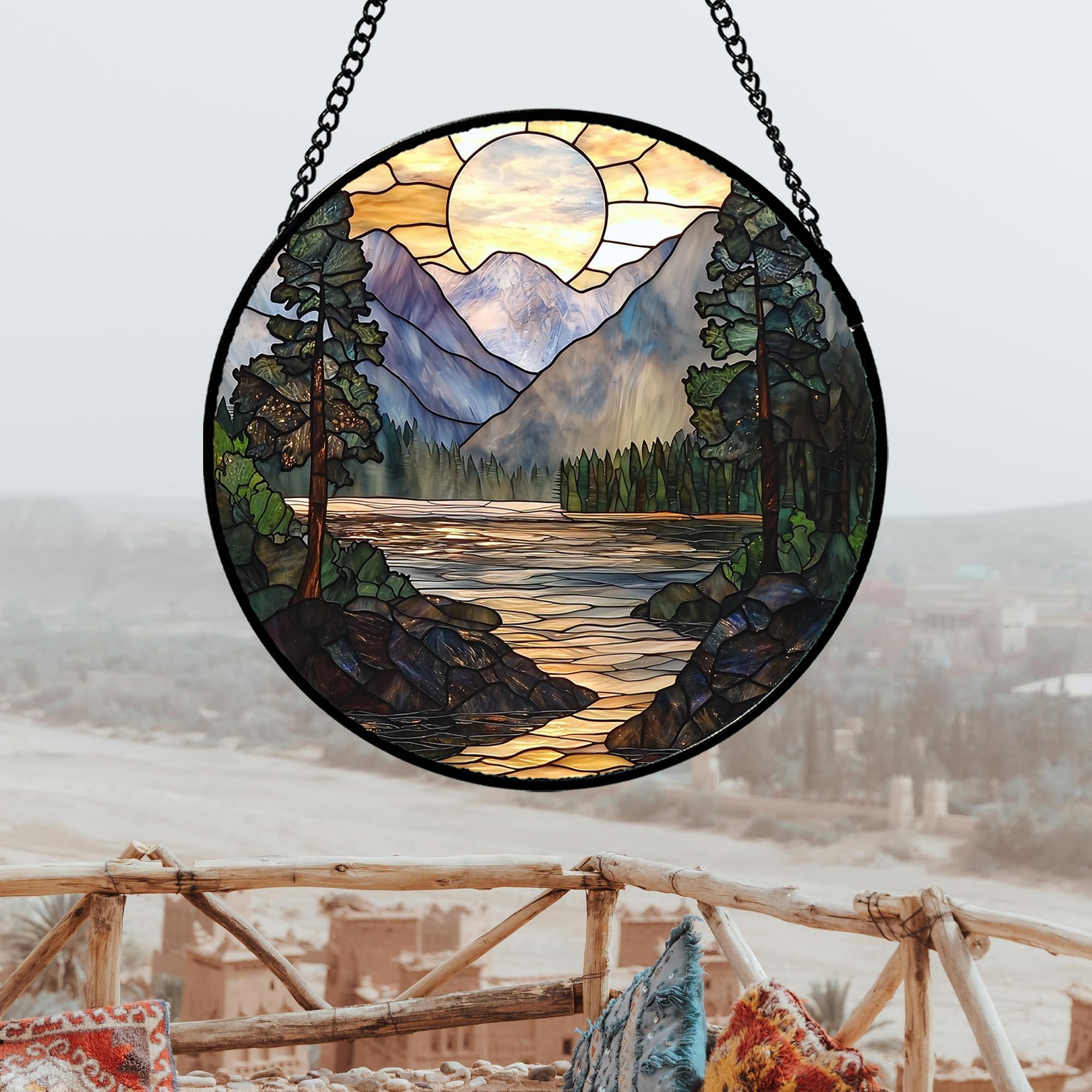 AMDERVEN durable-glass with strong fixtures ensures lasting display in any room.