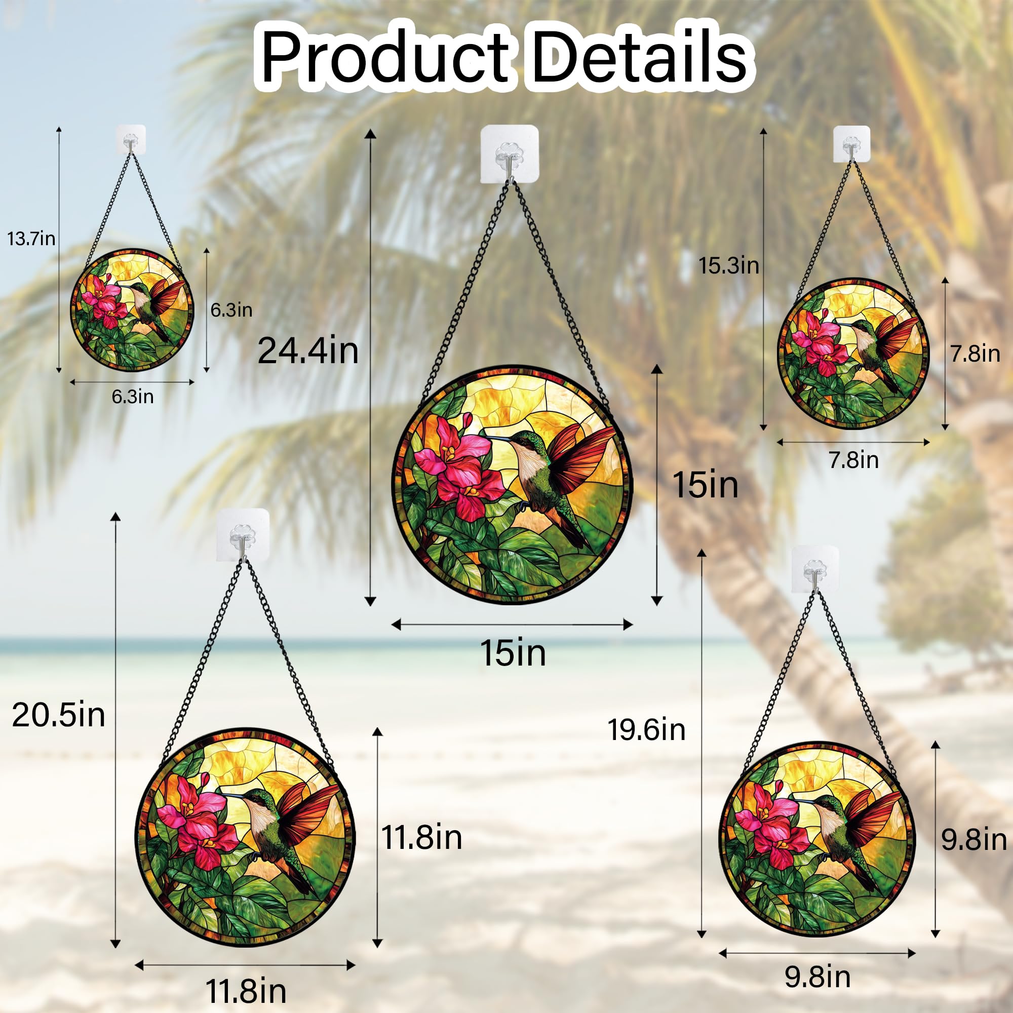 AMDERVEN gift-ready suncatcher makes a thoughtful present for art lovers.