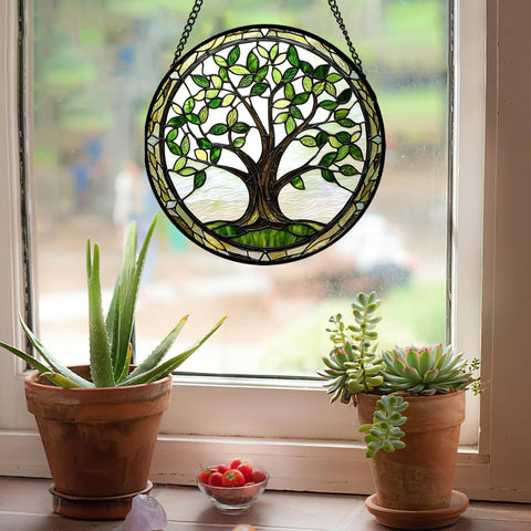 AMDERVEN sun catcher for kitchen or dining area adds color and warmth.
