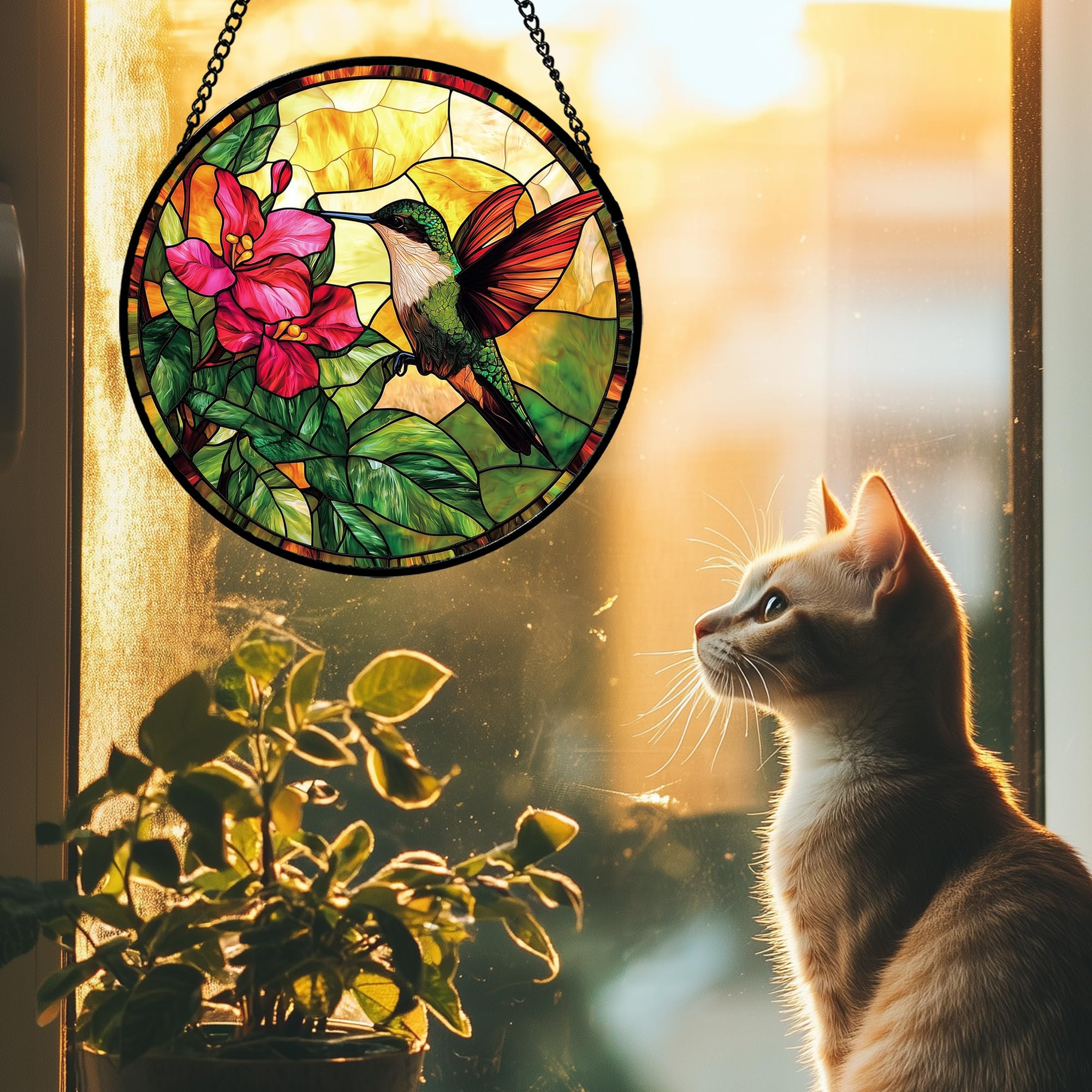 AMDERVEN vibrant colors diffuse through windows creating warm interiors