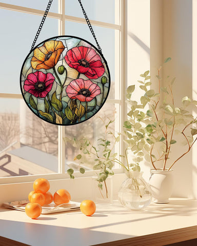 AMDERVEN suncatcher easy to install on indoor window frames.