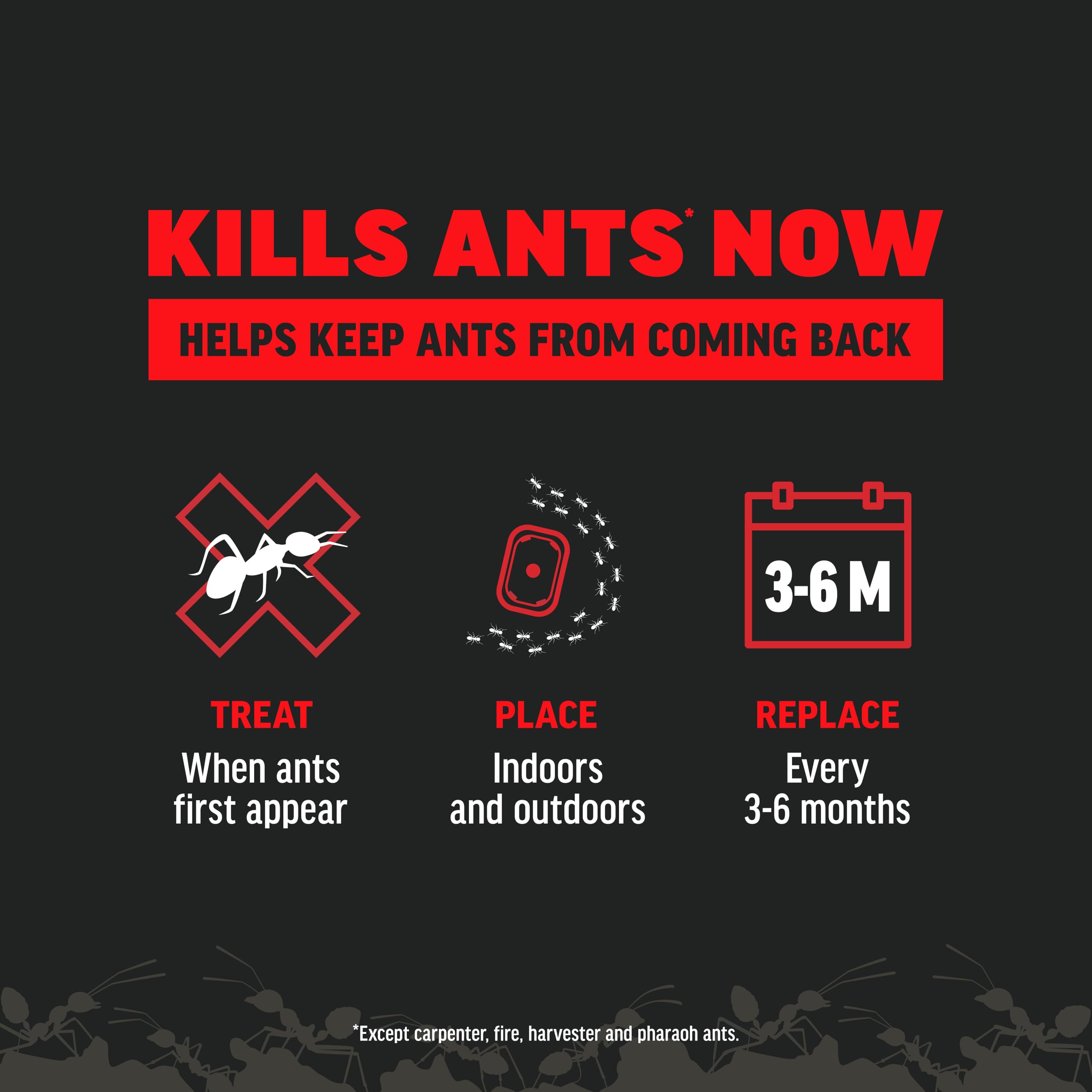 Amdro weather-resistant stakes endure outdoor conditions while targeting ants.