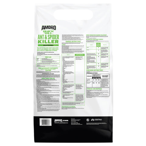 Amdro deep-reaching formula granules ready to spread across your lawn