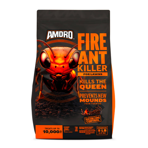 Amdro Fire Ant Killer for Lawns 5 lb bag ready for season-long control.