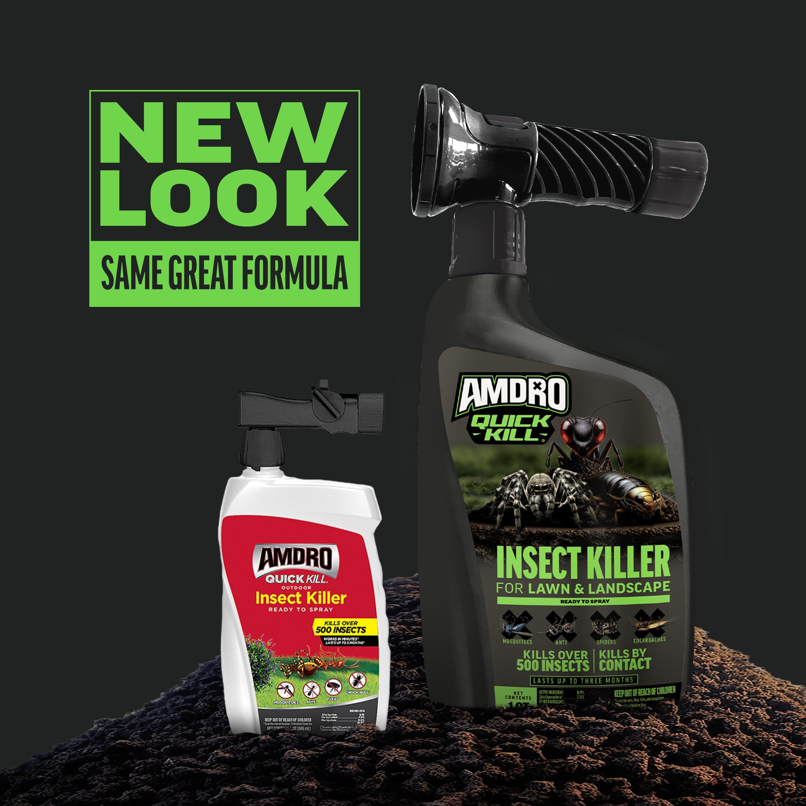 Amdro Quick Kill ants chinch bugs control supports healthy garden edges
