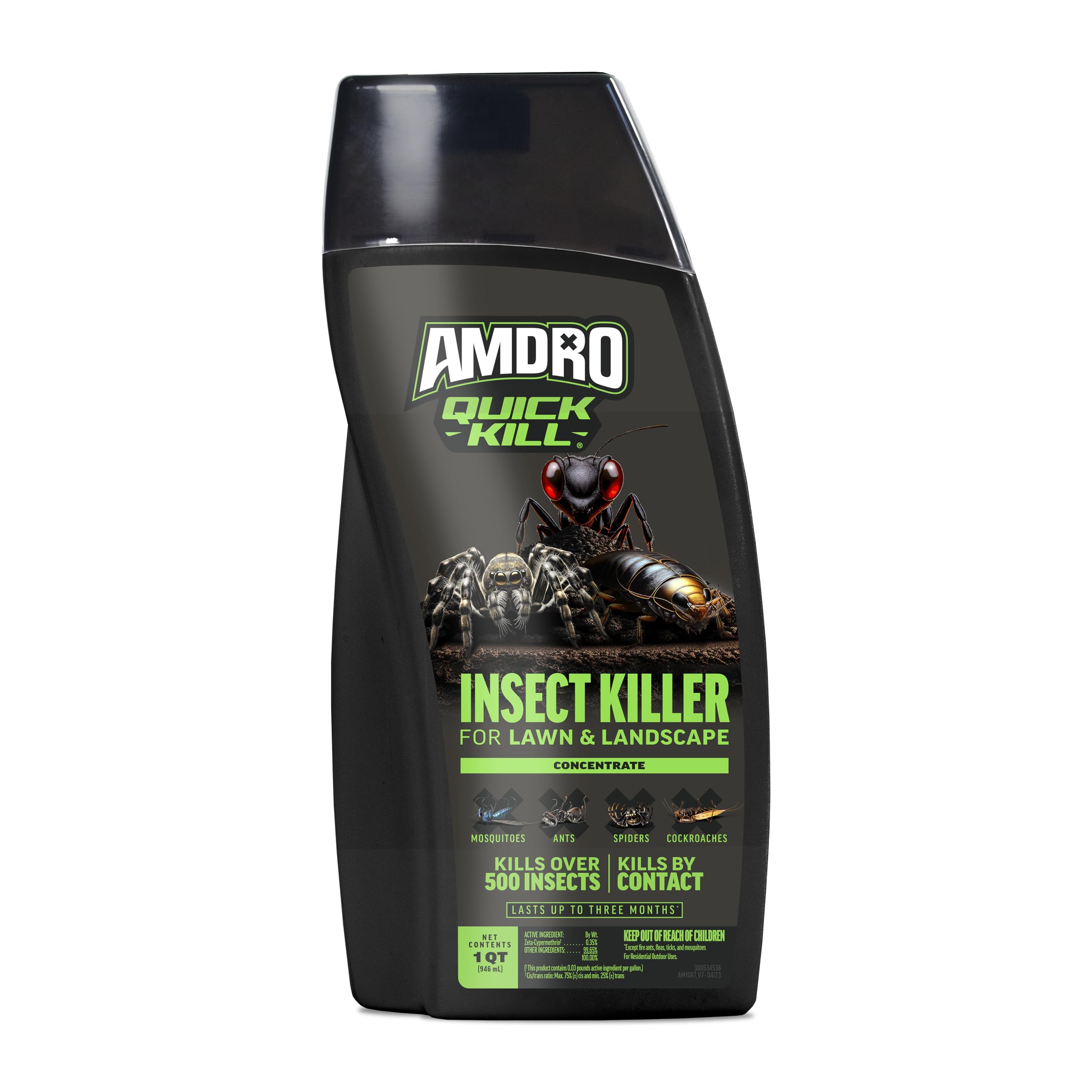 Amdro Quick Kill bottle ready for outdoor pest control.