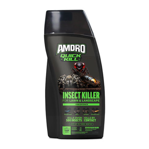Amdro Quick Kill bottle ready for outdoor pest control.