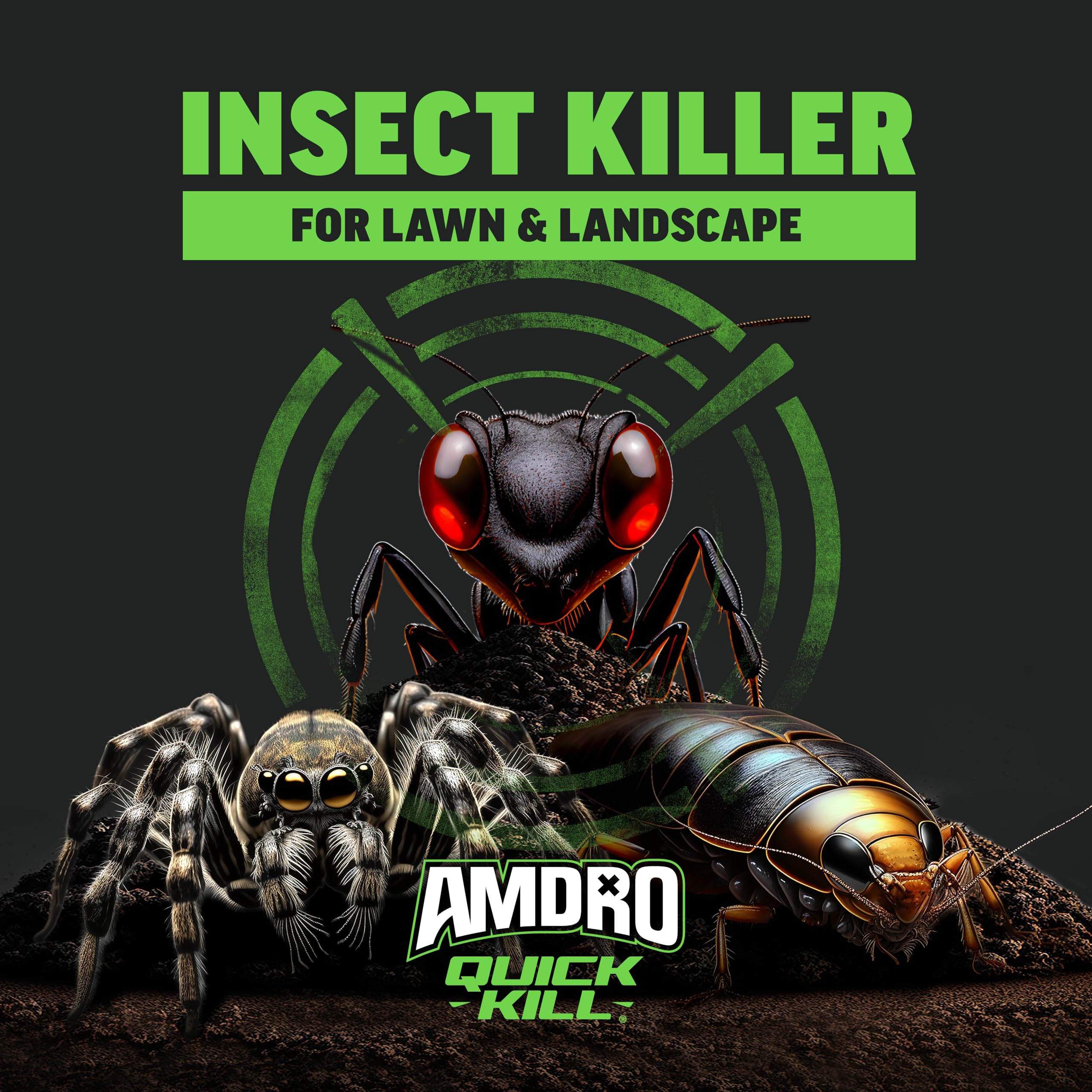 Amdro Quick Kill same-day control for immediate pest relief.