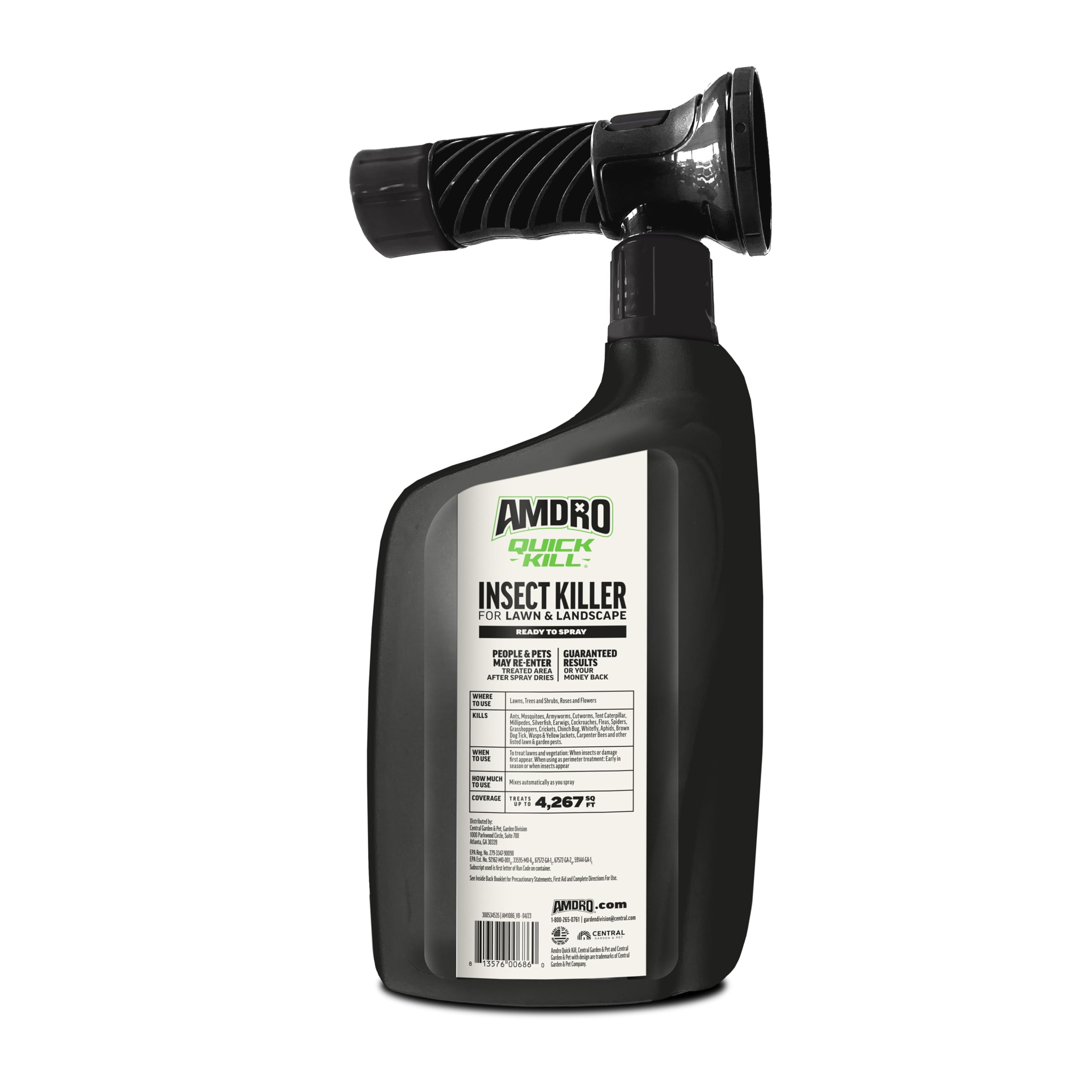 Amdro Quick Kill ready-to-spray 32oz bottle enables convenient lawn and landscape treatment