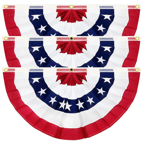 AMENON USA pleated flag 250th anniversary ready for outdoor display