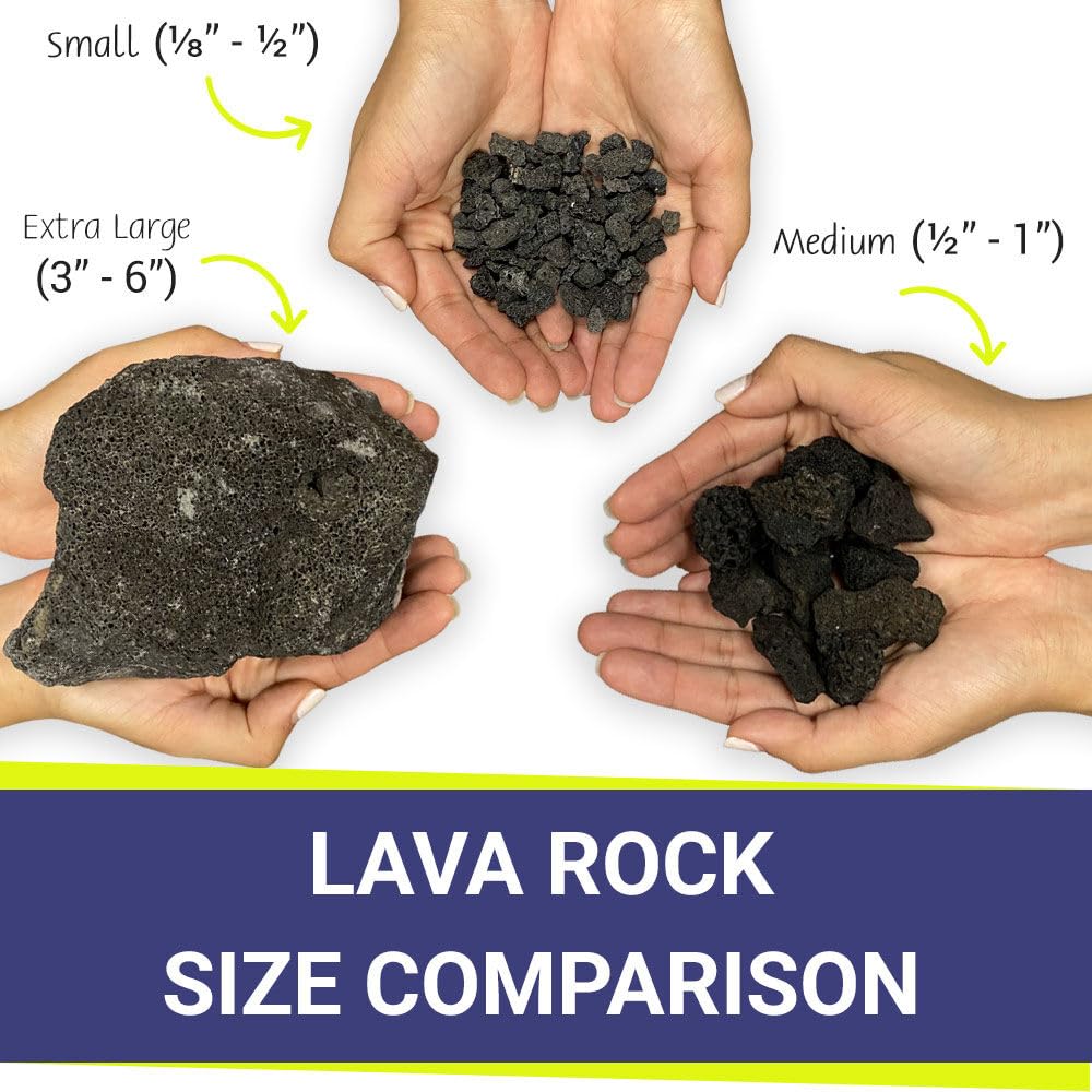 American Fireglass small lava rock for base or filler use