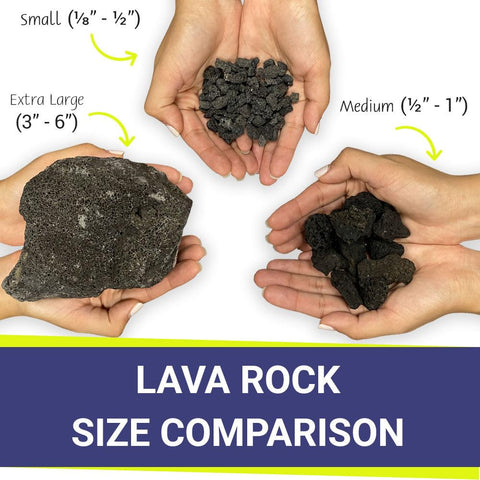 American Fireglass small lava rock for base or filler use
