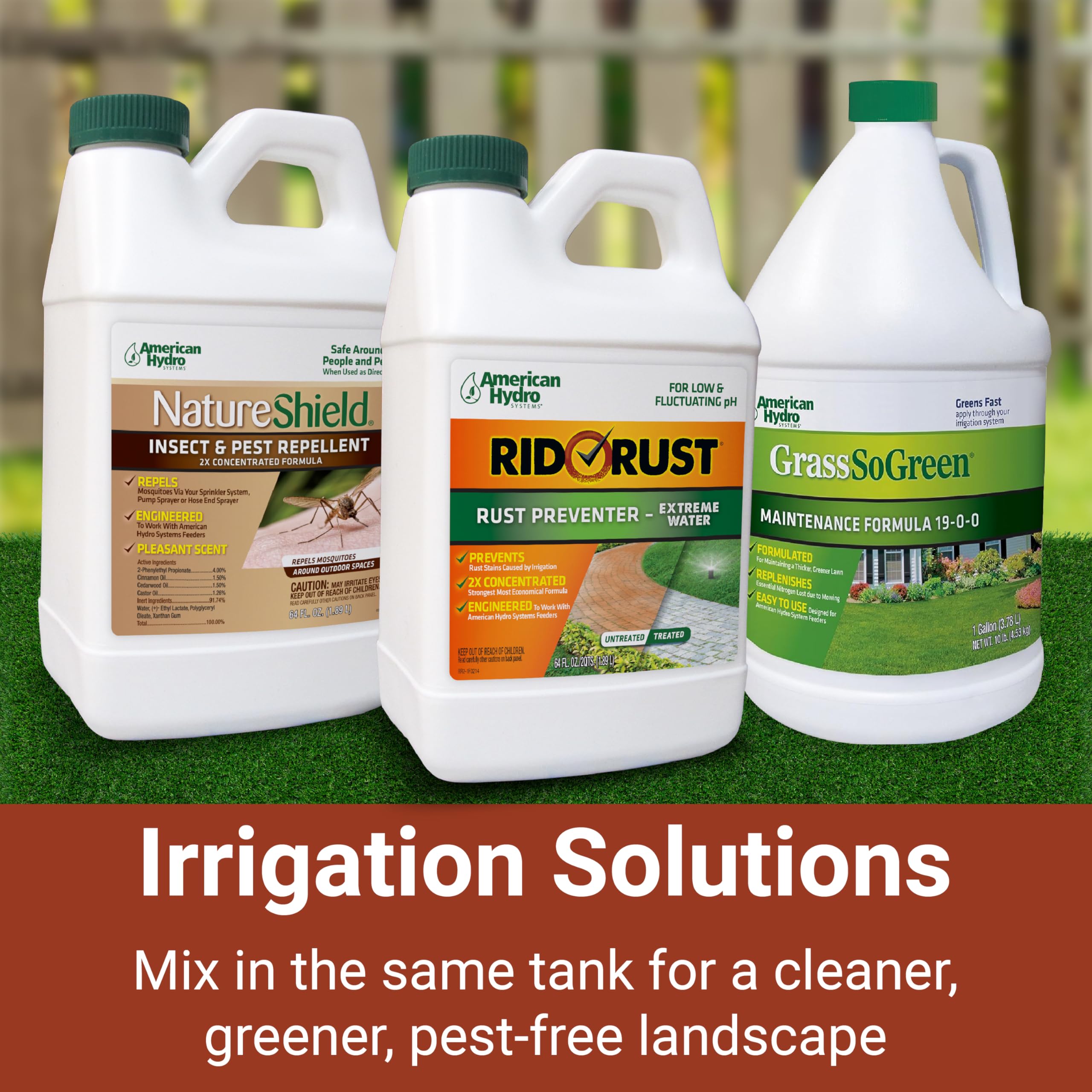 Rid-O-Rust Extreme Water treats up to 125,000 gallons of water at 1 ppm iron.