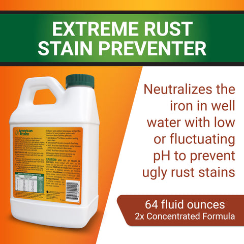 Rid-O-Rust Extreme Water injection system demonstrates easy application through irrigation lines.