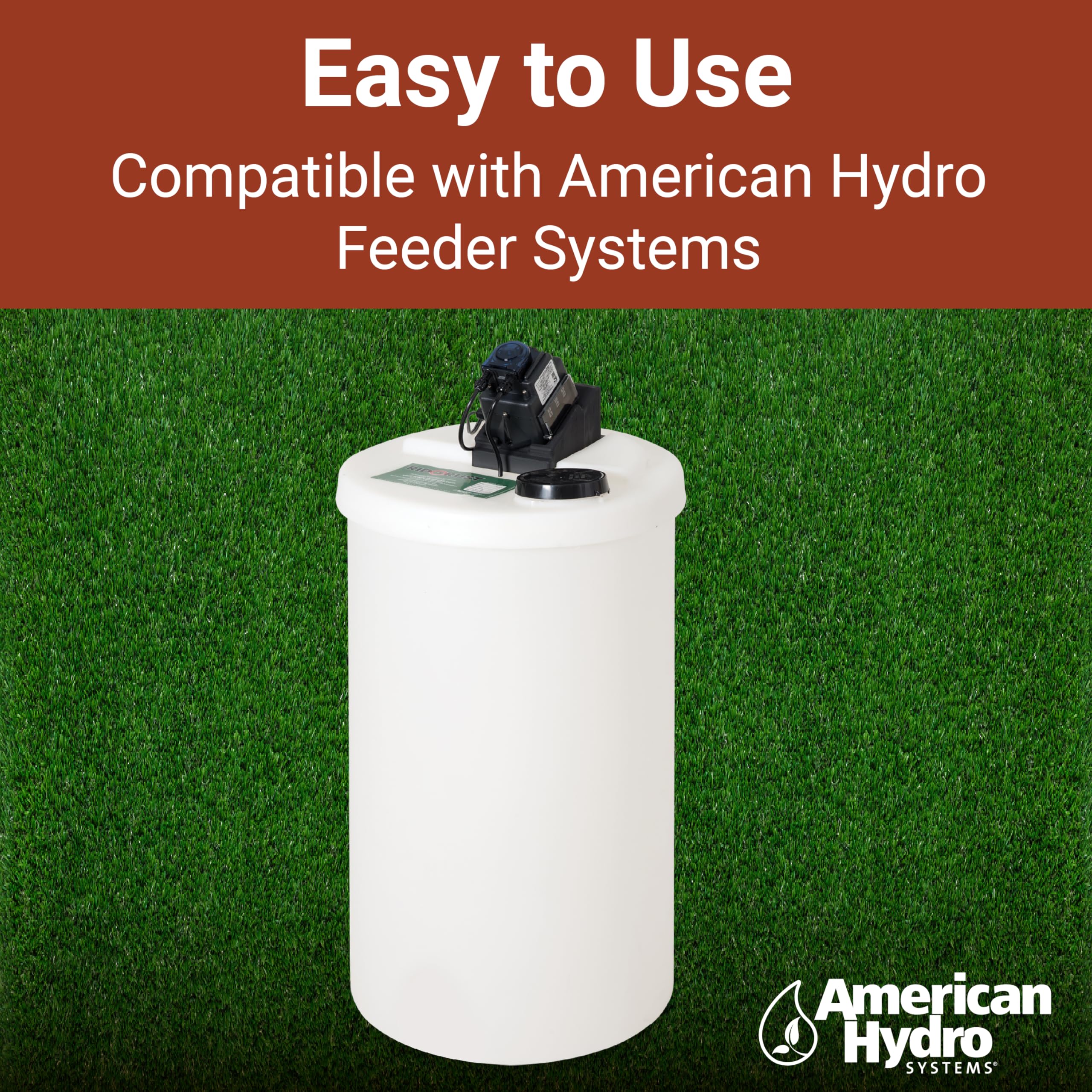 Rid-O-Rust Extreme Water protects sprinkler heads from corrosion in irrigation setups.