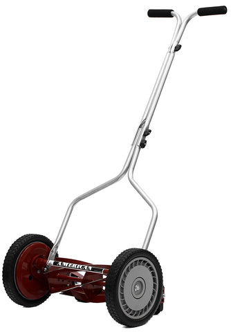 American Lawn Mower Company 1304-14 front view shows compact, precise reel cutting.