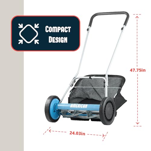 1804-18 reel mower features adjustable cutting height for various grasses.