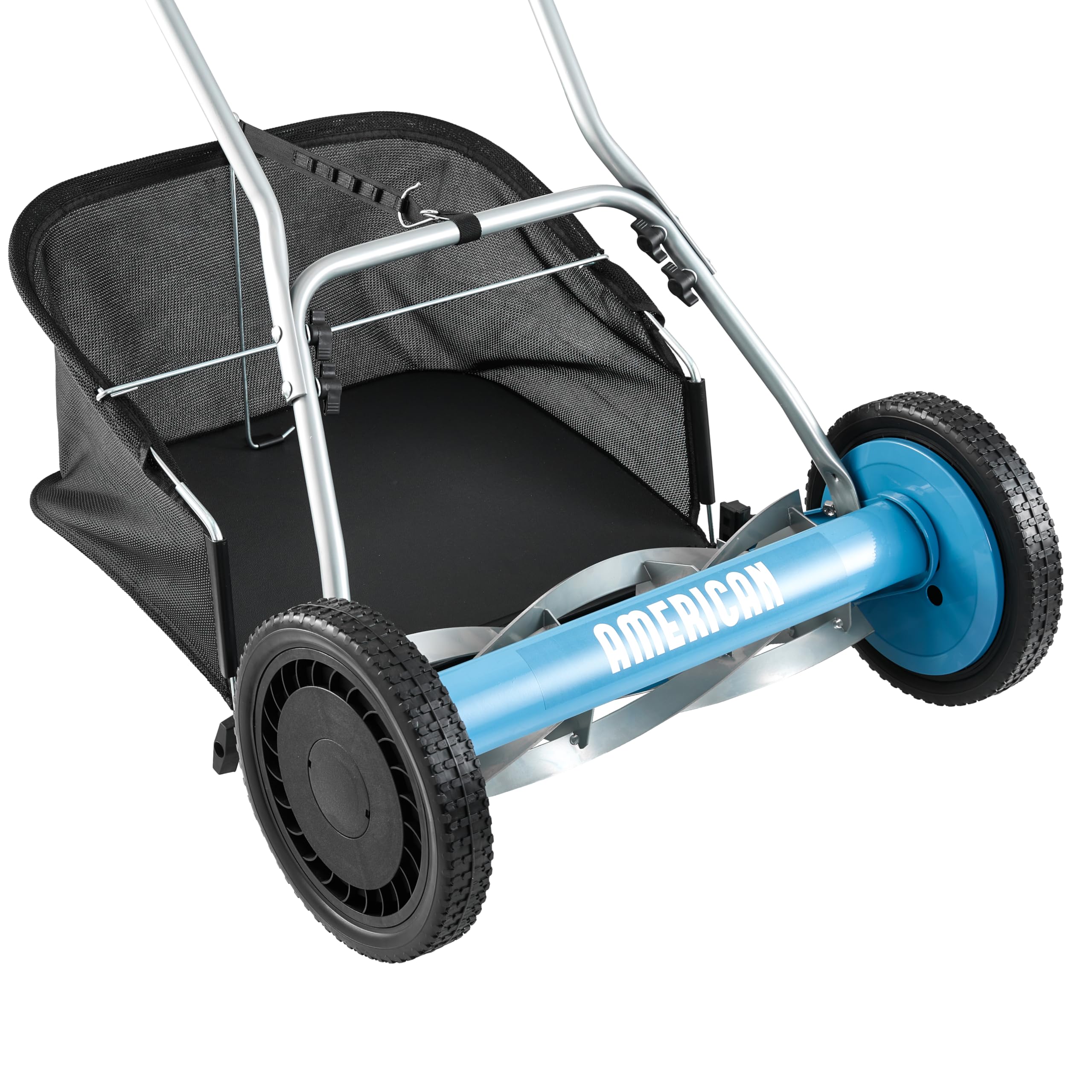 1804-18 includes grass catcher for easy disposal of clippings.
