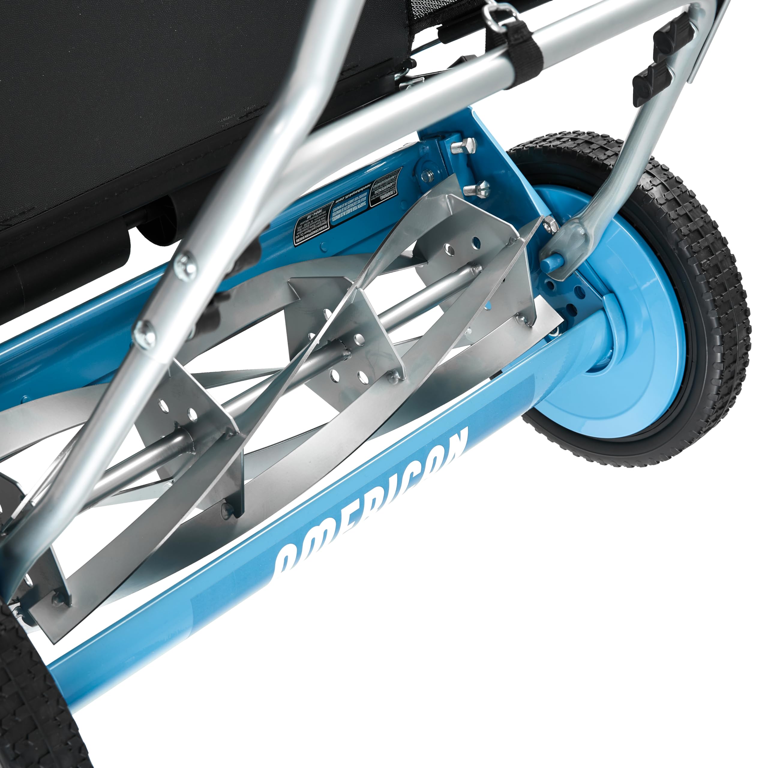 American Lawn Mower 1804-18 operates with minimal noise for peaceful yards.
