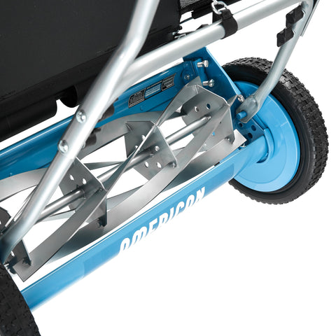 American Lawn Mower 1804-18 operates with minimal noise for peaceful yards.
