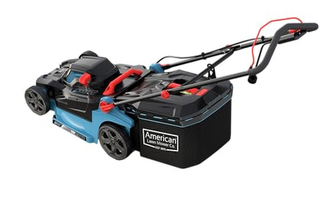 American Lawn Mower Company 51319 rear bagging setup ready for quick cleanup.