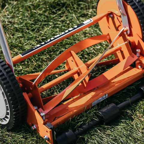 American Lawn Mower Company 1204-14 compact design suitable for storage.