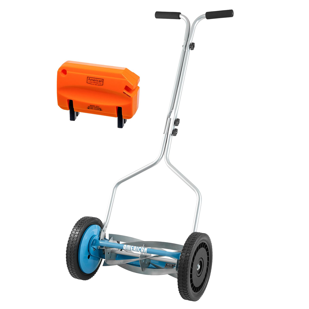 American Lawn Mower Company 1304-14SK2 with 14-inch cutting width for precise trimming.