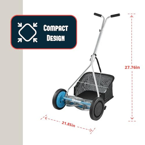 American Lawn Mower Company 1604-16 five-blade reel delivers precise cuts.