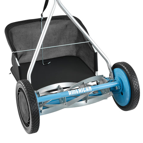 American Lawn Mower Company 1604-16 grass clipping catcher simplifies disposal.