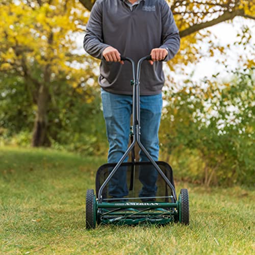 Grass catcher attached on 1725-16GC for cleaner lawns.