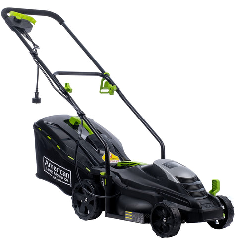 American Lawn Mower Company 50514 motor closeup highlights 11-amp power for diverse grasses