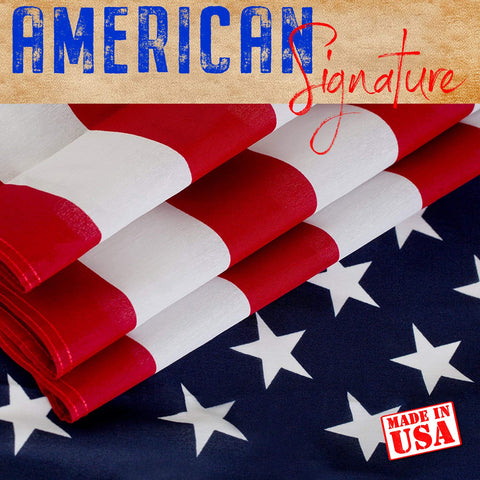 American Signature 6 ft aluminum spinning flag pole for tangle-free outdoor display.