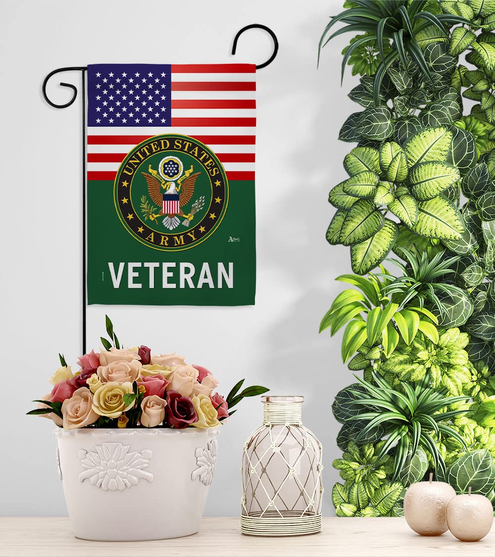 Americana Home & Garden flag suitable for indoor or outdoor display.