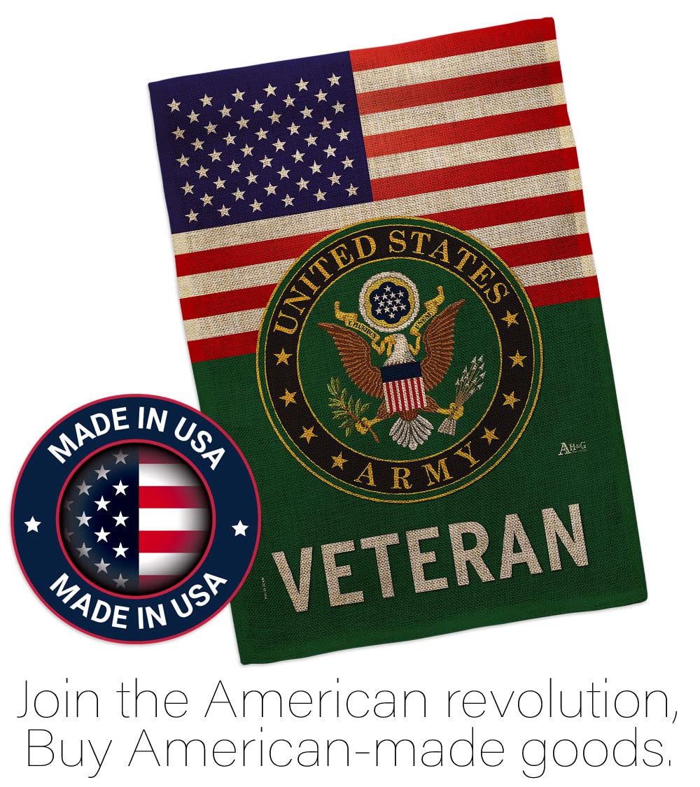 Americana Home and Garden sleeve hanger ready flag for easy hanging